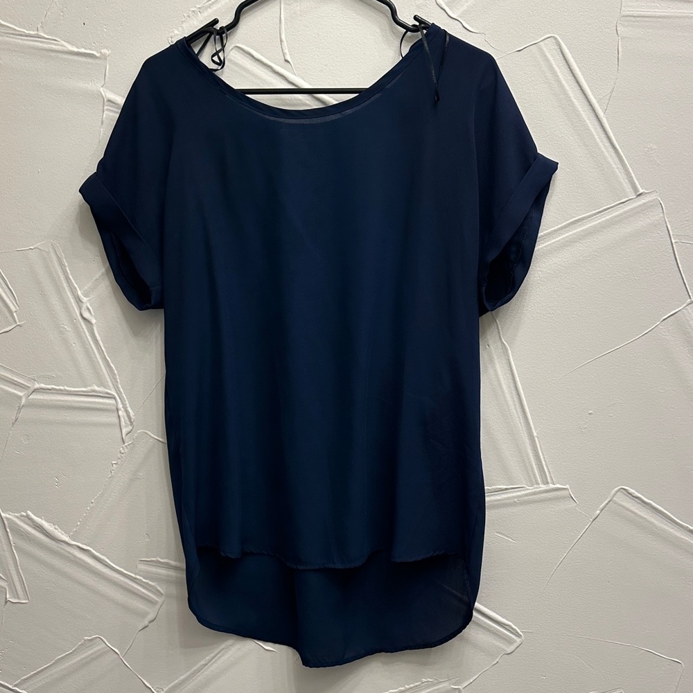 Navy blue shirt